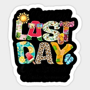 Last Day Of School Hello Summer Hawaii Teachers Kids Sticker